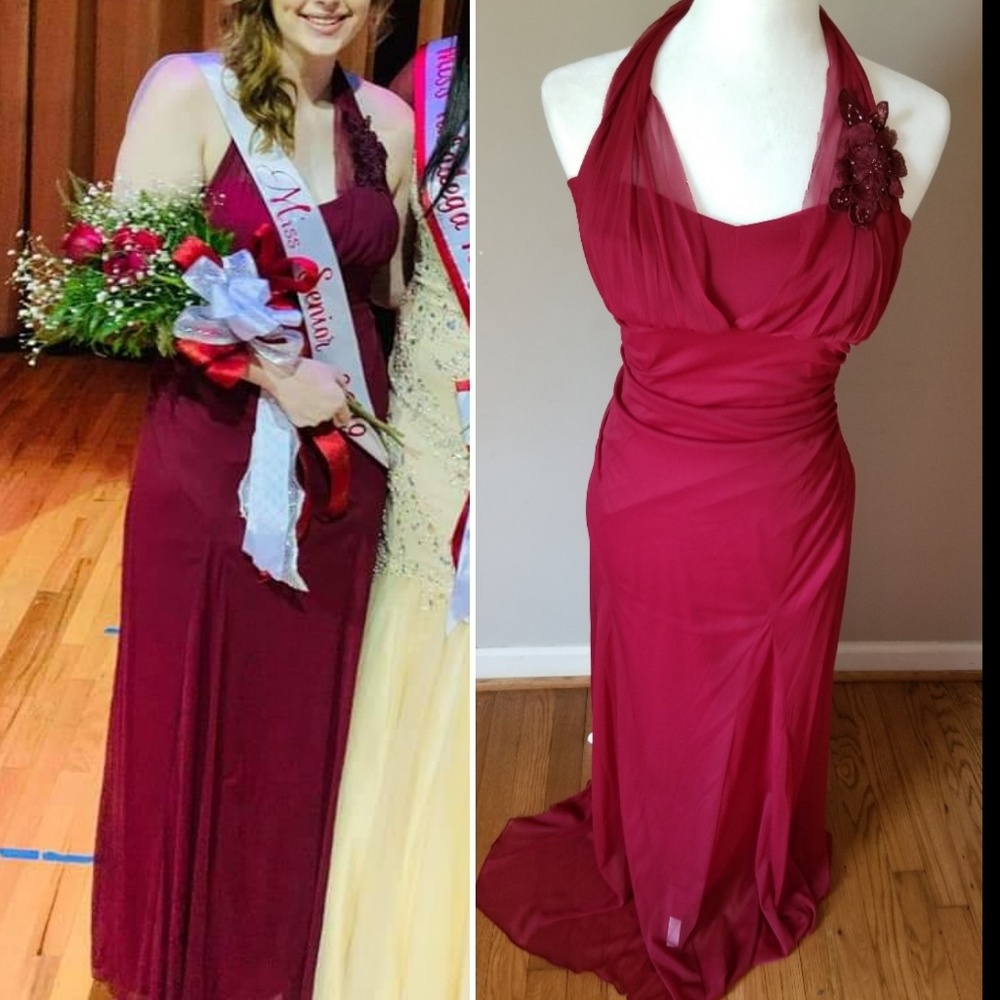 City Triangles Red Formal Dress
